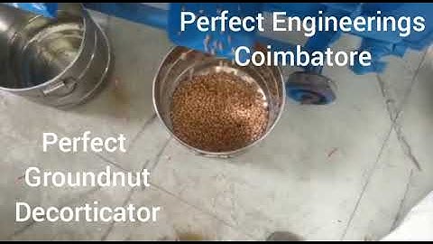 Low-cost perfect  Groundnut Decorticator from perfect Engineerings Coimbatore