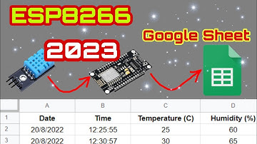 NodeMCU บันทึกข้อมูลบน Google Sheet 2023 | JAKK DIY
