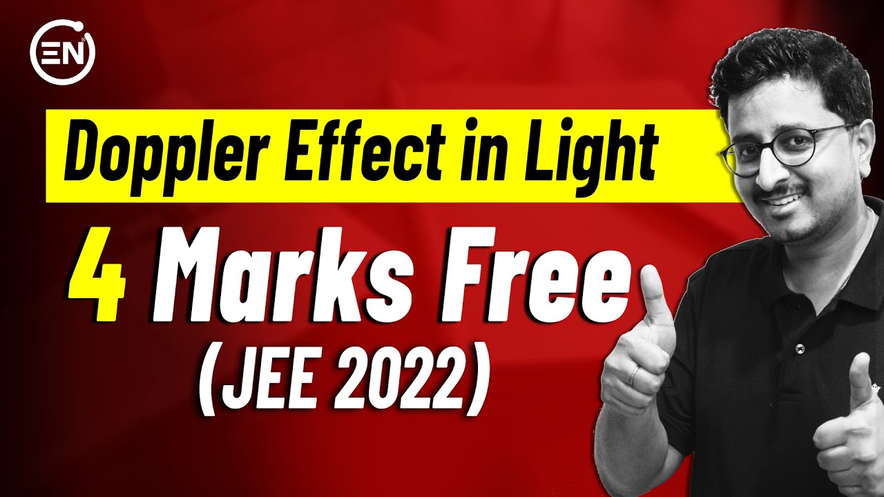 4 Marks For FREE 🤩 | JEE Mains 2026 | Doppler Effect in Light | Eduniti | Mohit Sir