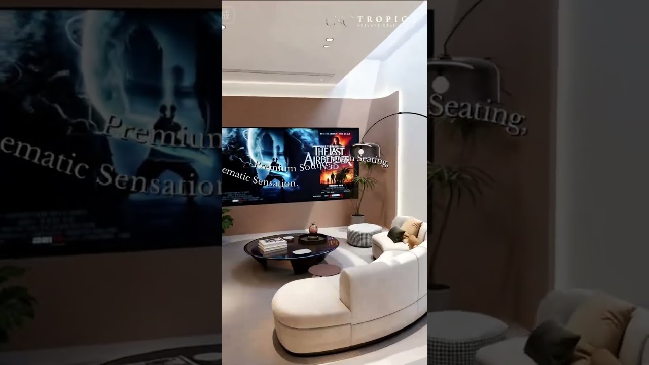 One Tropica: Turning a space into a cinematic room