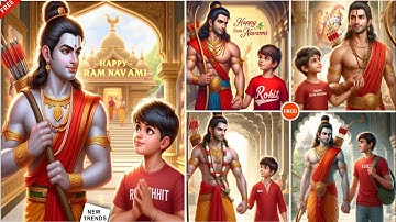 Trending Ram Navami Ai Photo Editing | Bing Image Creator | Ram Navami 3D Image Creation