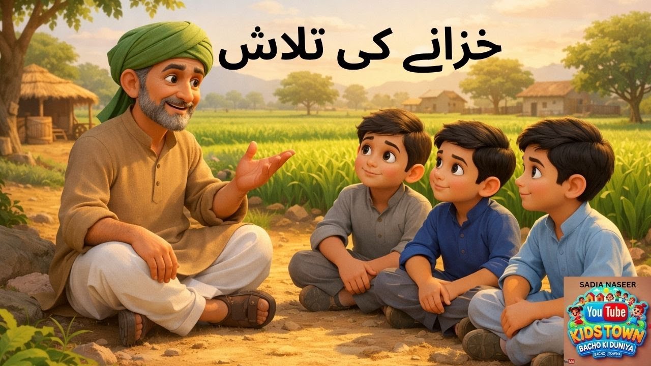 Khazane ki talash a moral cartoon story on Bacho ki Duniya kids town