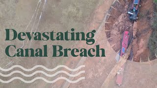 Aftermath Of Devastating C Breach In Whitchurch, England