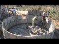 Construção de cisterna para armazenamento de água das chuvas