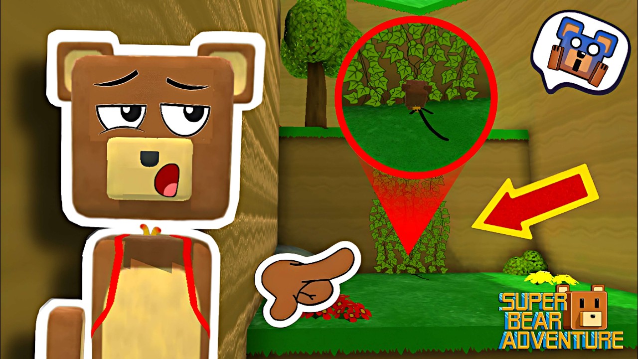 12 SECRET Places in Super Bear Adventure 99% of Players Never FOUND!