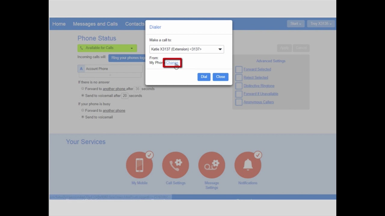 Commportal User: Making A Call - YouTube