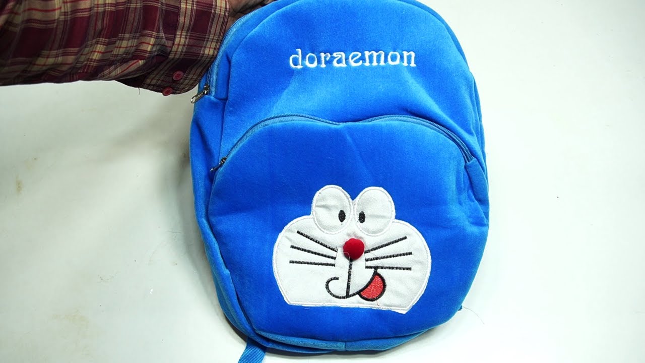 Doraemon Surprise School Bag with Lot of Gifts Inside OMG - Chatpat review  !!!! - YouTube