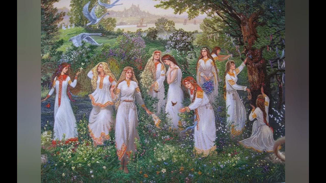 Мир падающих звезд ii русальная неделя. Русалии праздник славян. Ханс зацка лесные нимфы. Крамской семик ивана купала. Неделя русальная на троицу.