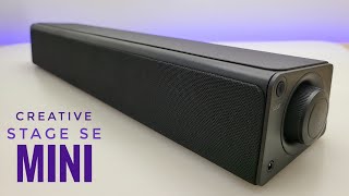 Creative Stage SE Mini Soundbar Speaker - Unboxing, Sound Test & Review