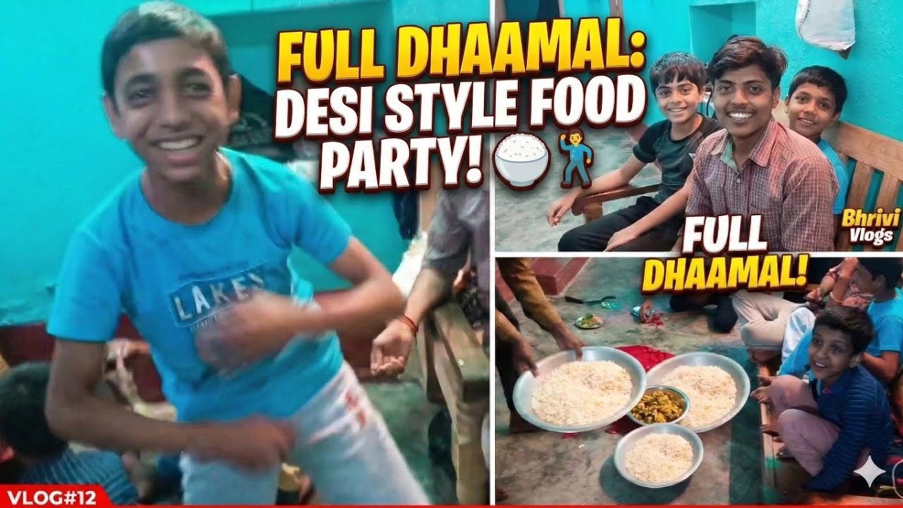 💥Full Dhaamal: ❤️‍🔥Desi Style Food Party!❤️‍🔥 🍚🕺