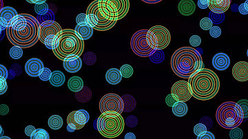 4K UHD Bordered Spiral Like Style Particle Background