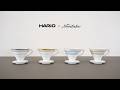 ノリタケの美しさをまとった、HARIO V60透過ドリッパー|【HARIO】