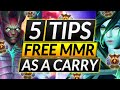 5 MUST-KNOW HABITS for EVERY CARRY - FREE MMR If You Do This - Dota 2 Guide