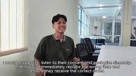 Assignment 2 video interview group 6                         Company: Mcd Donald teluk Likas beach