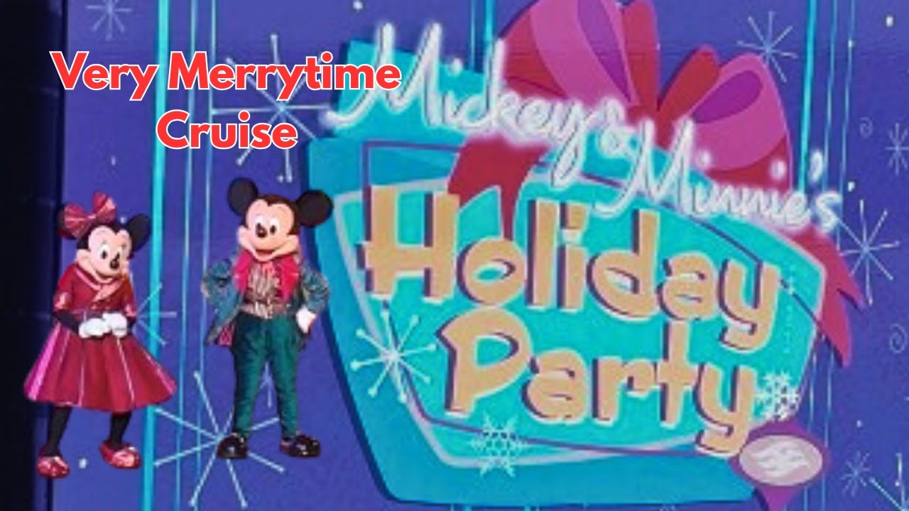 Mickey & Minnie’s Holiday Party 🎄✨ FULL SHOW | Disney Wish Very Merrytime Cruise