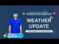 Public Weather Forecast issued at 5PM | January 13, 2026 - Tuesday