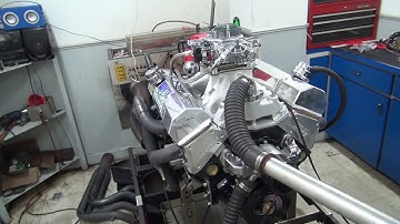 SBC 534HP 383 STROKER ENGINE DYNO RUN FOR WILLIAM SMITH BY WHITE PERFORMANCE AND MACHINE