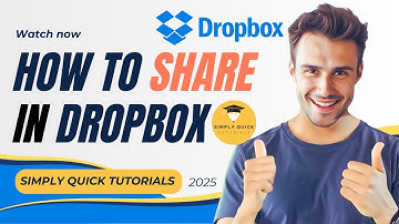 How To Share in Dropbox 2025 Simply Quick Tutorials