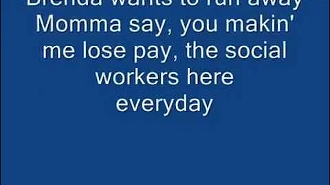 2pac-Brendas gotta baby lyrics video