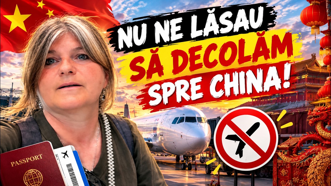 NU NE LĂSAU SĂ DECOLĀM SPRE CHINA! 😱 #ladrumcuthea #travel #china #beijing #thegreatwallofchina