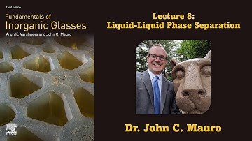 Liquid-Liquid Phase Separation (Lecture 8, Glass Science)