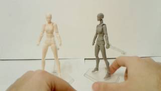 Fake Figma Archetype Next She Flesh Color And Gray Color Figure Review