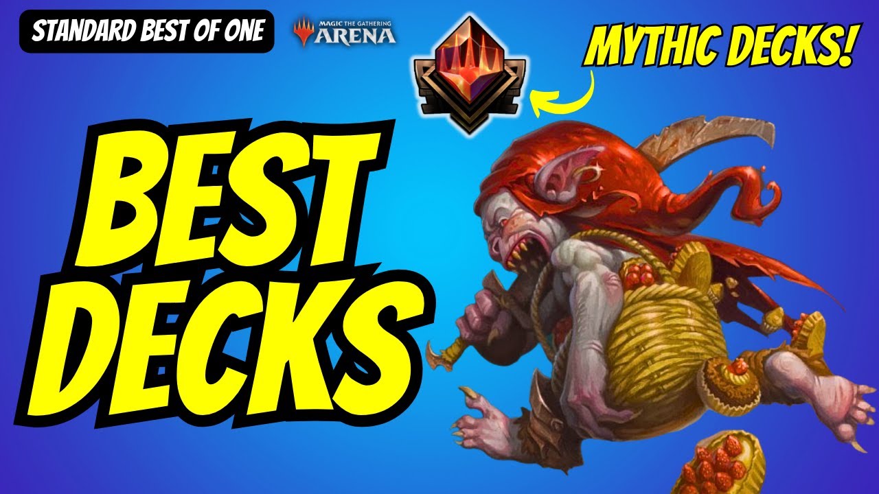 Best Decks Standard Best of One (Bo1) | MTGA Tier List | Mythic Rank -  YouTube