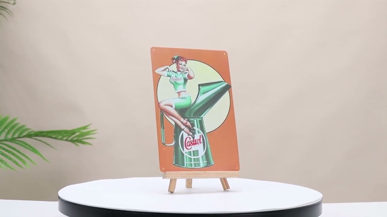 ❤️Pin Up Girl Vintage Metal Signs❤️