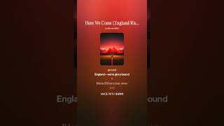 Here We Come England Rise #suno #music #englandworldcup #worldcup2026