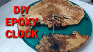 Sat od epoxy smole / DIY EPOXY CLOCK