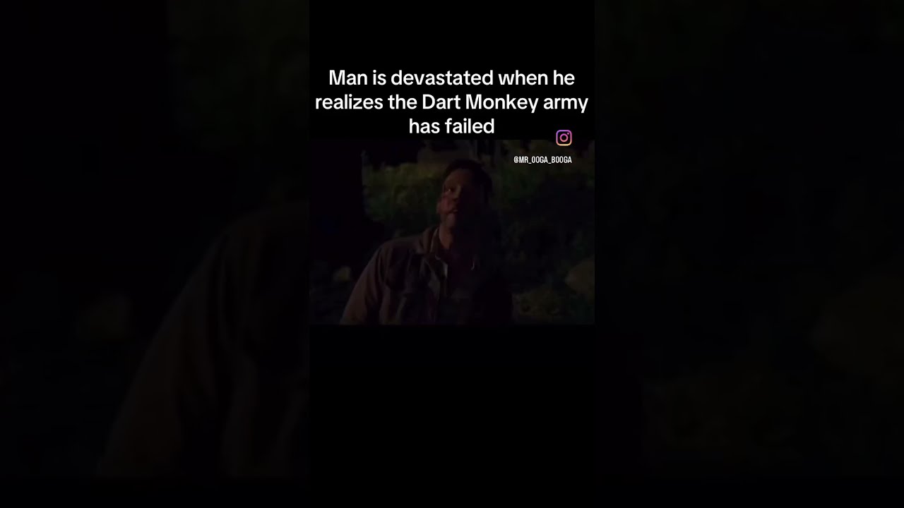 Man Is Devastated When He Realizes The Dark Monkey Army Has Failed Shorts Instagramreels2025