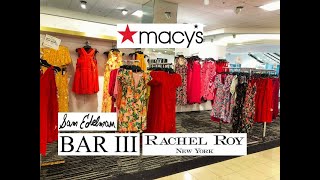 ❤️👗Macy's New Summer Dress from Top Designers| Bar III | Rachel Roy | Sam Edelman Dresses | Dresses