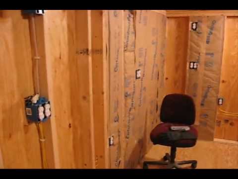 doing electrical & insulation in the new shed - youtube