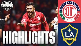 Deportivo Toluca vs. LA Galaxy CONCACAF Champions Cup Highlights ⚽️ FOX Soccer screenshot 4