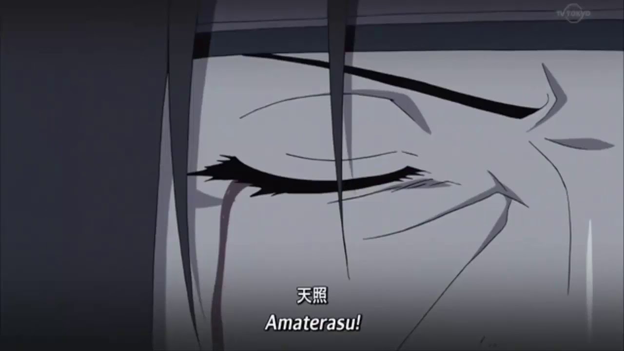 Itachi Uses Amaterasu Against Sasuke 720p Hd