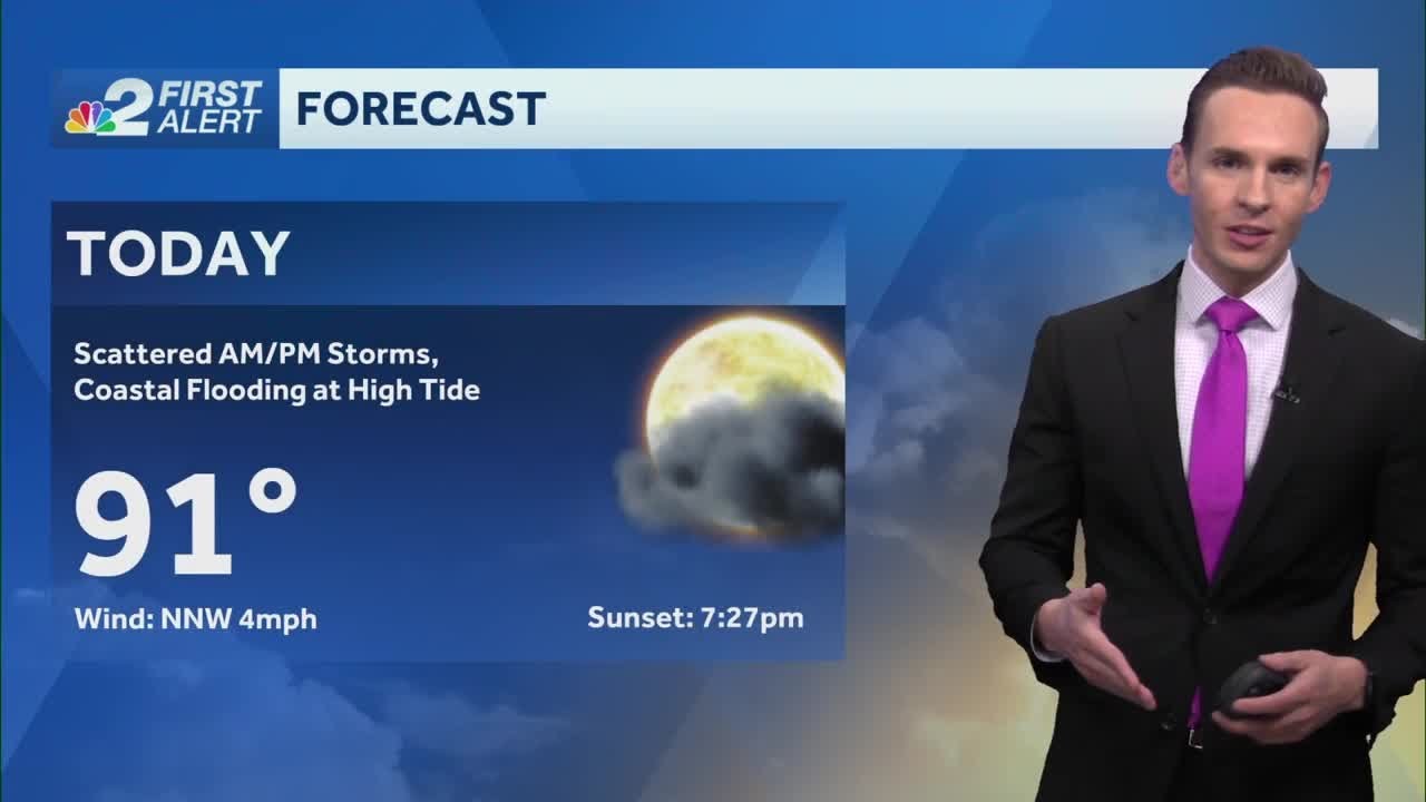 Morning and afternoon storms in SWFL Thursday - YouTube