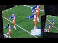 Dallas Cowboys Cheerleaders sideline sweethearts Kelee 9/11/22 vs Tampa Bay Buccaneers