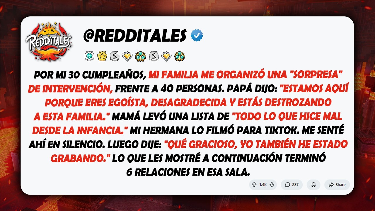 Mis padres me organizaron una 