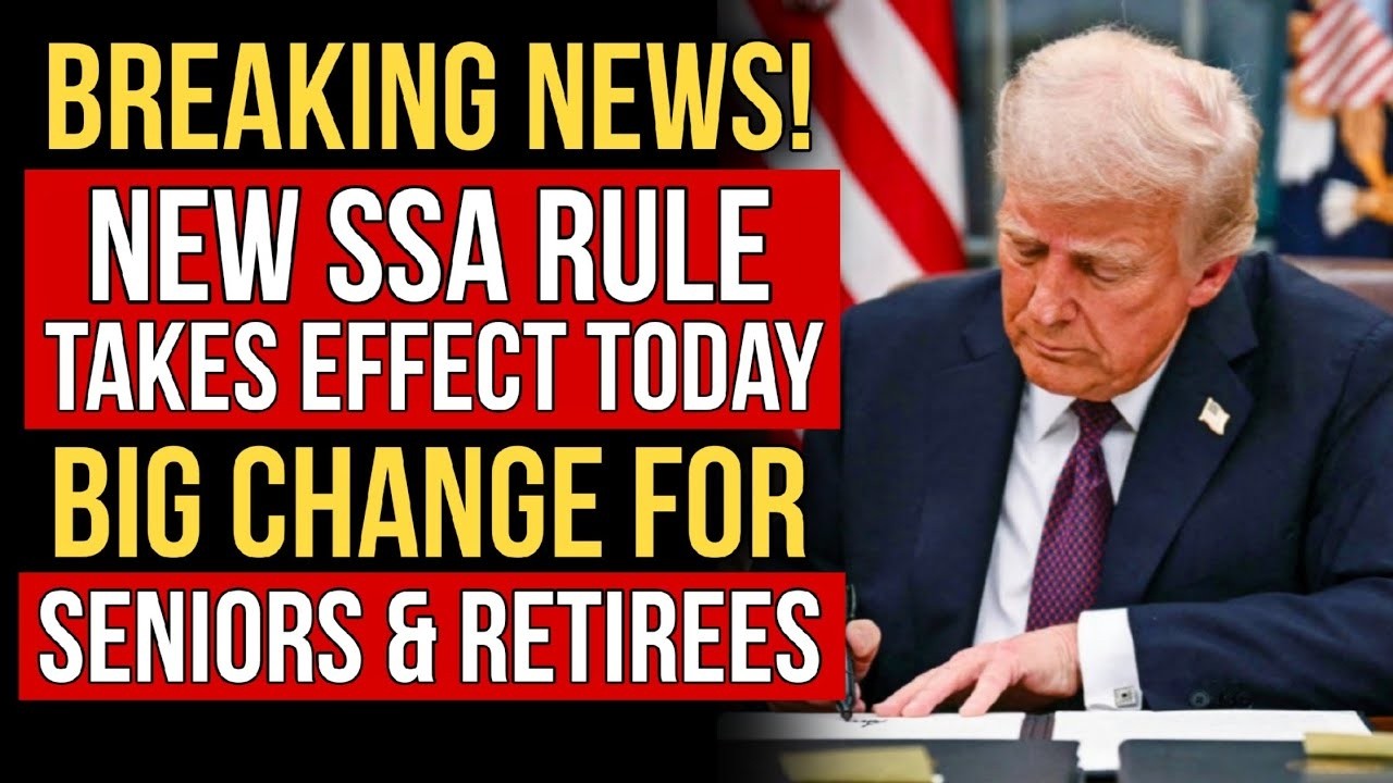 SENIORS: SSA 2026 Rule Change: New SSA Rule Takes Effect Today – Big Change for Seniors & Retirees