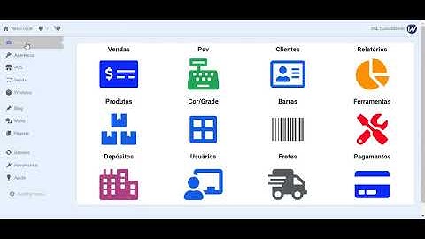 Loja Virtual Gestão Estoque + POS + Aplicativo Android