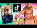 PROBANDO TRUCOS VIRALES DE TIK TOK PARA EL CABELLO | Hair Hacks Virales ¿FUNCIONAN?