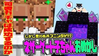 【ぽこなかくら＃97】司書ガチャ＆ネザーゲート子ちゃんにおめかししよう♪…ってまさかのハプニング発生!!?【マインクラフト】