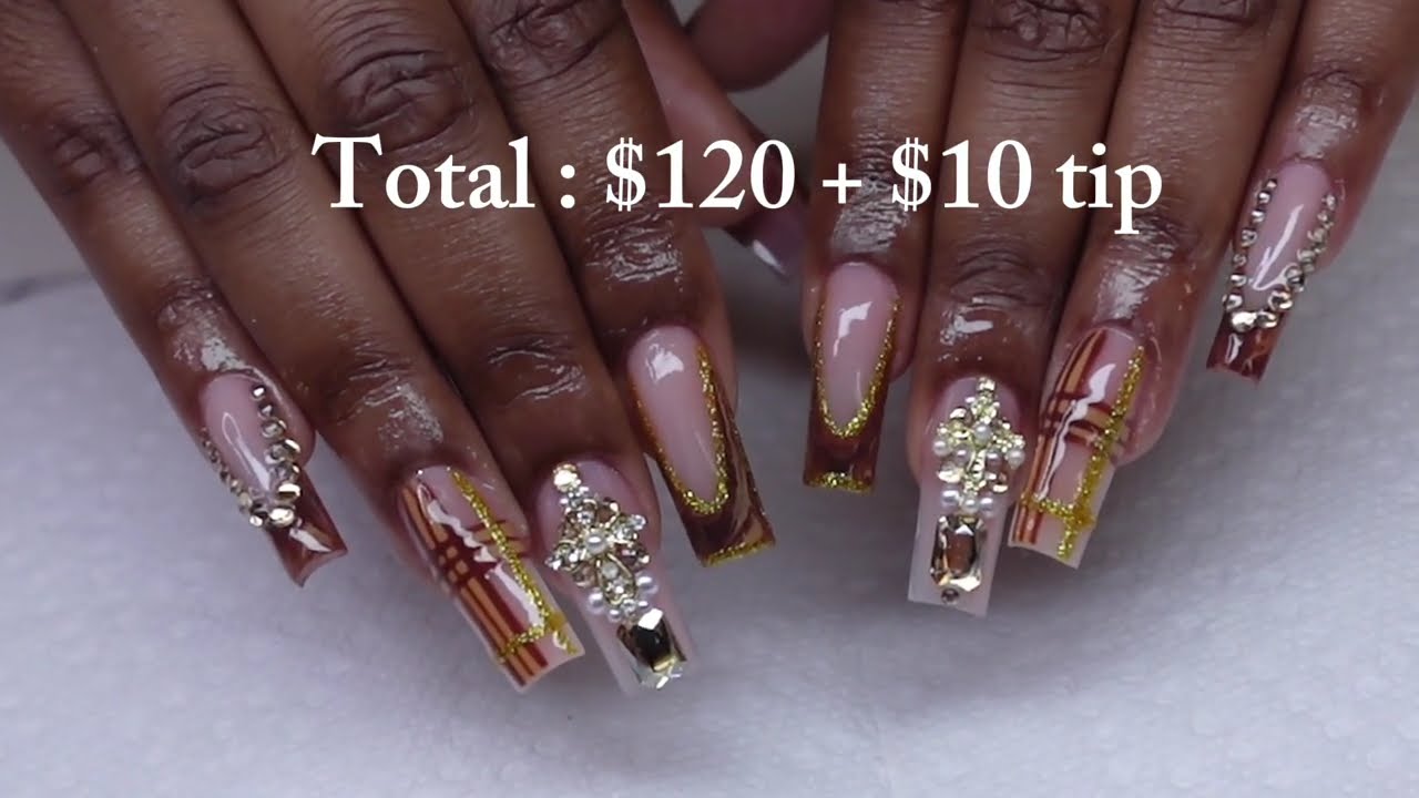 Day in Life As A Nail Tech | 4 Clients Including Prices 💅🏽( $510 Nail Day🤯)