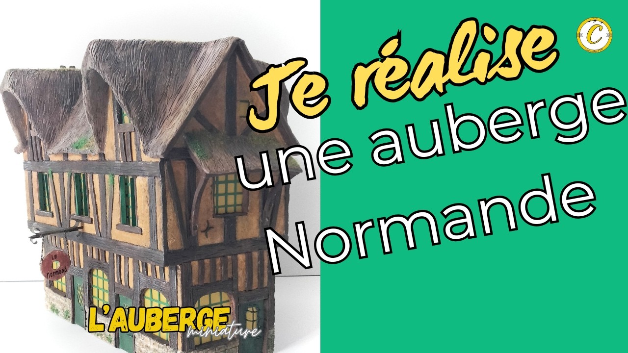 Comment réaliser une auberge Normande pour votre village de Noël [TUTO]