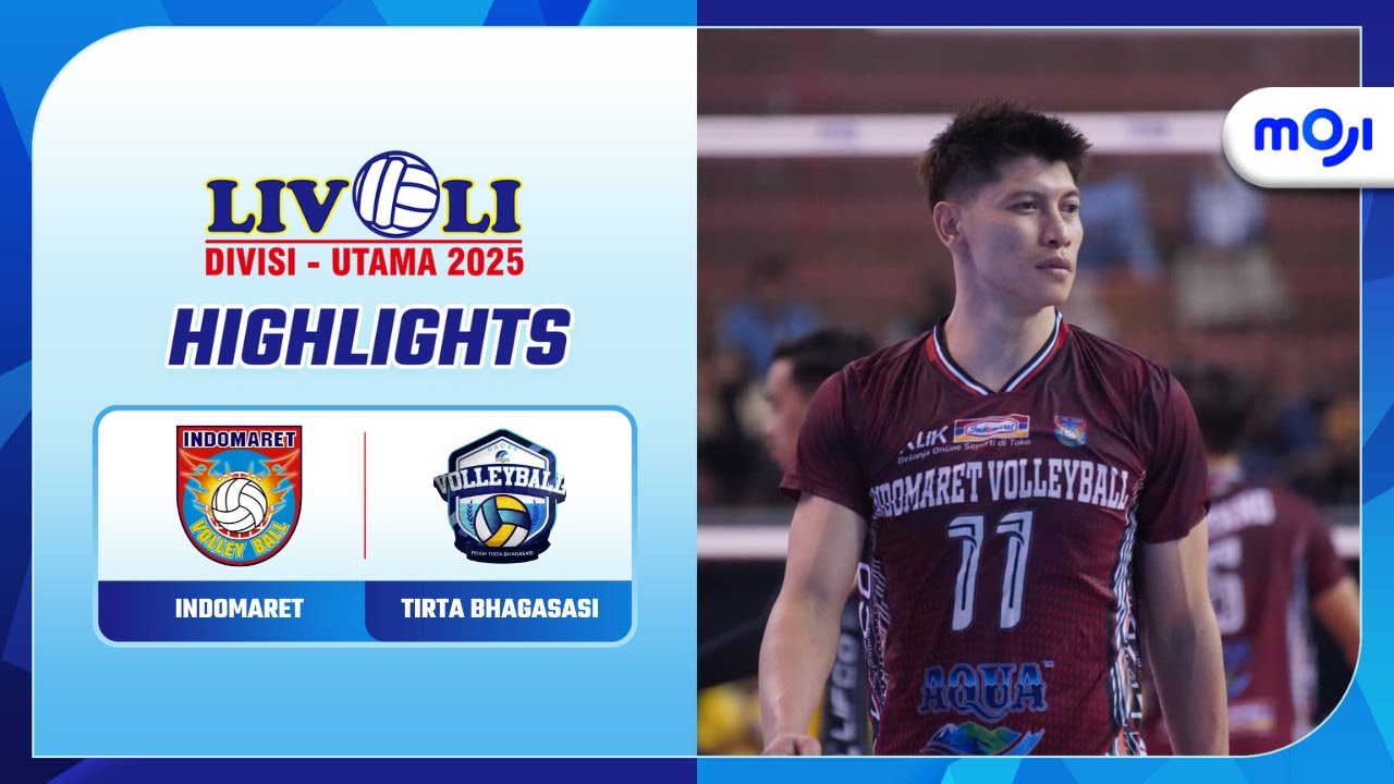 Highlight Livoli Divisi Utama 2025 Putra | Indomaret 3-1 Tirta Bhagasasi | Moji