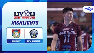 Highlight Livoli Divisi Utama 2025 Putra | Indomaret 3-1 Tirta Bhagasasi | Moji