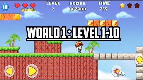 Super Matteo Adventure World 1 Level 1-10 | Super Matteo Adventure Game