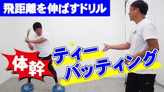 【少年野球】飛距離を伸ばすバッテイング練習メニュー「バランスディスク・バッテイング」