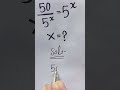 Solve for x in this nice Exponential equation | Math Olympiad Mathematics