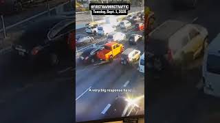Car fire, crash with injuries causes 5-mile backup in Boca Raton Tuesday morning